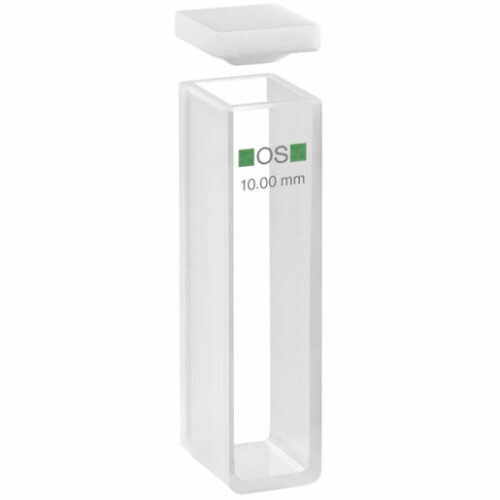 Macro cuvette optical glass 10 mm pathlength